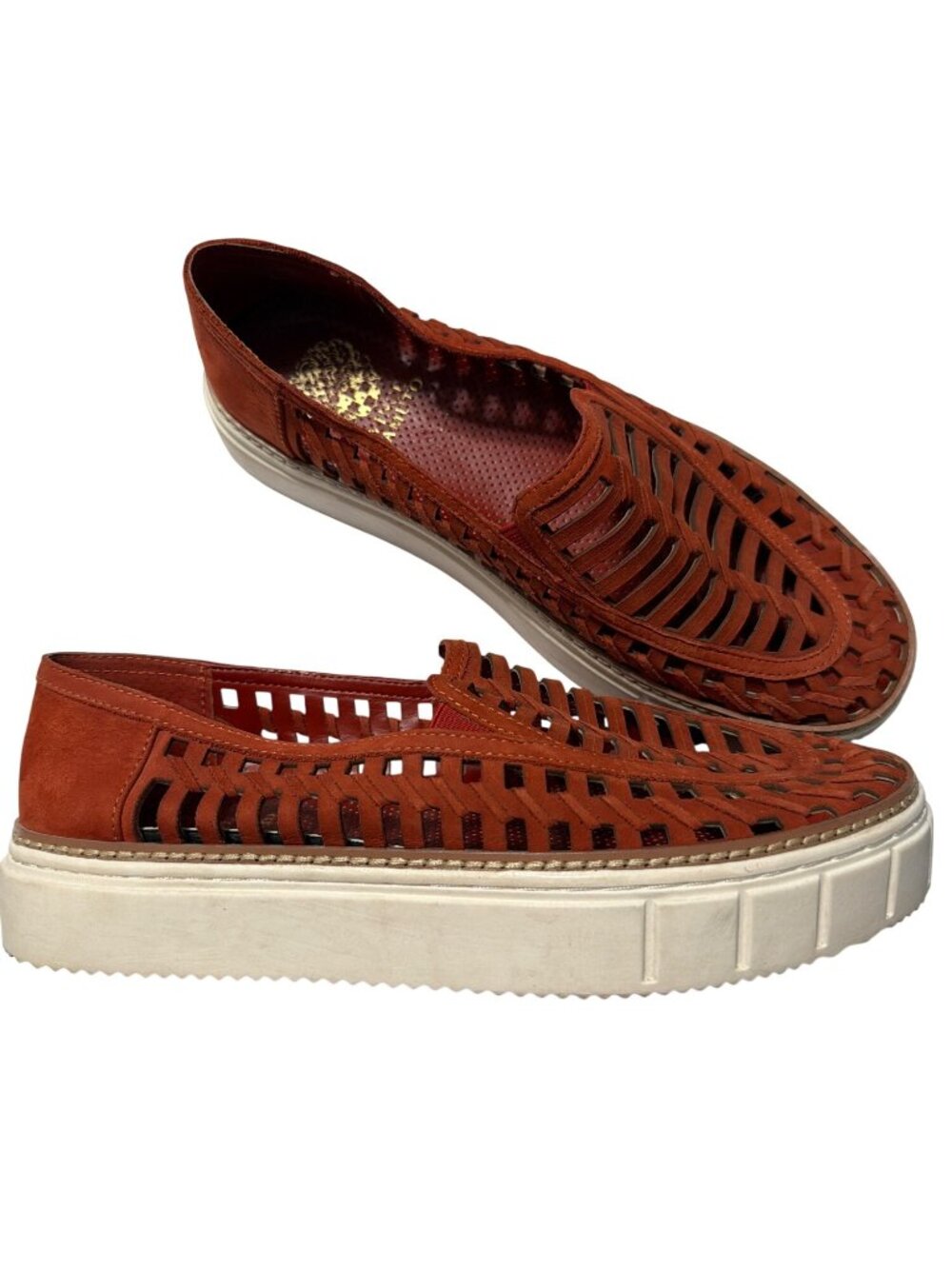 Vince Camuto Woven Leather Sneakers